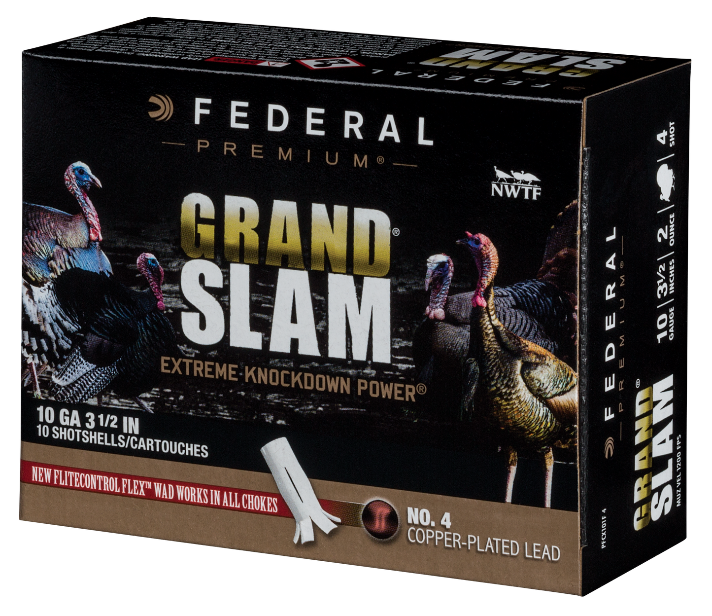 Federal Grand Slam, Fed Pfcx101f4 Grslam     10 3.5 2oz  Tky     10/25