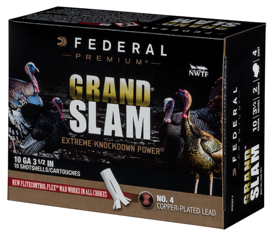 Federal Grand Slam, Fed Pfcx101f4 Grslam     10 3.5 2oz  Tky     10/25