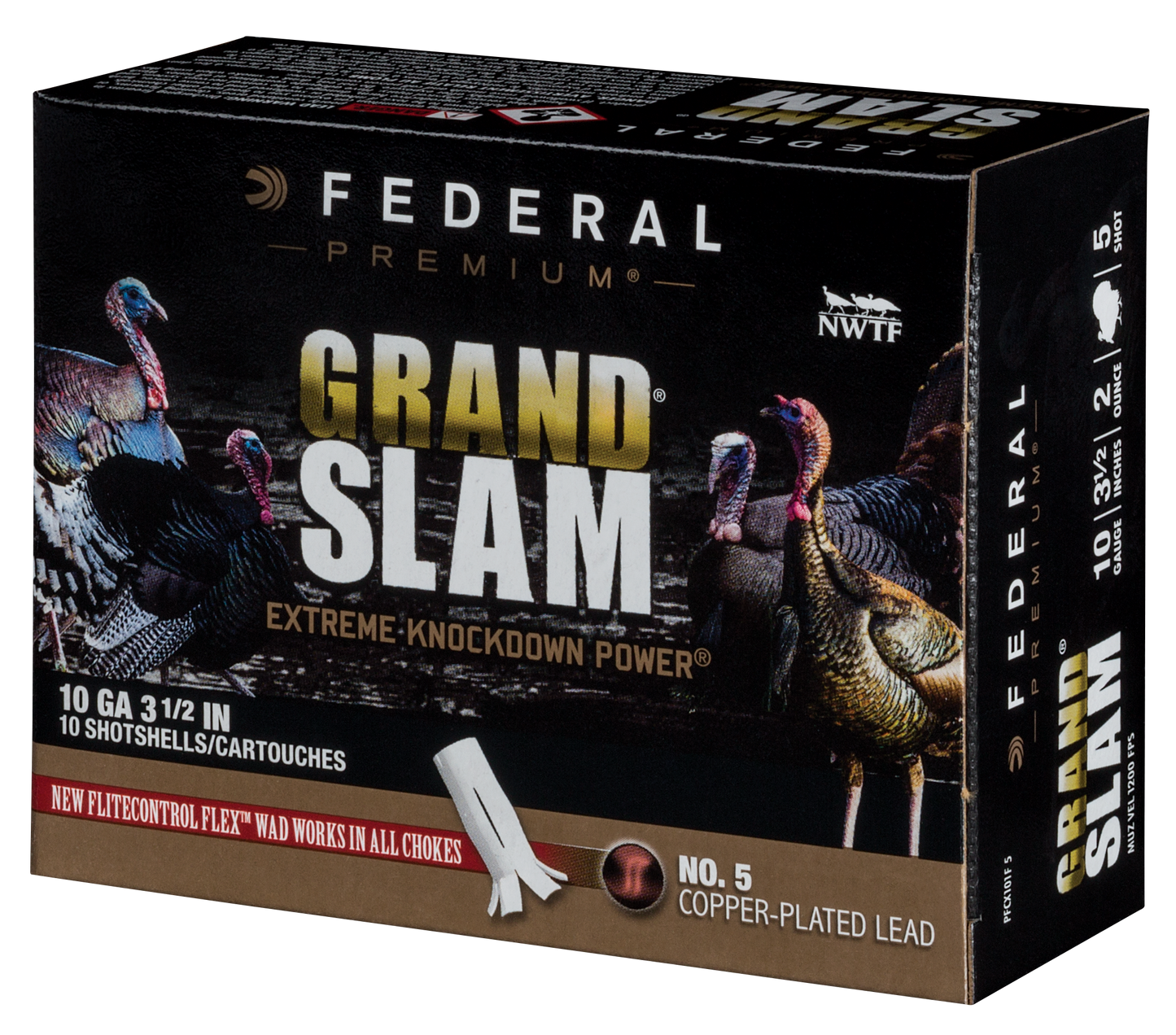 Federal Grand Slam, Fed Pfcx101f5 Grslam     10 3.5 2oz  Tky     10/25