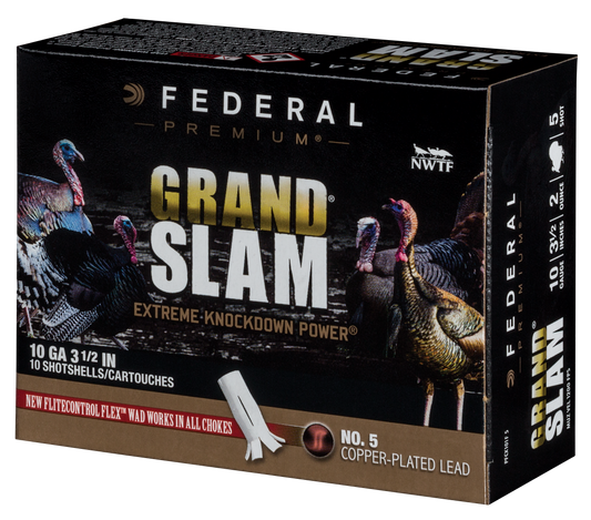 Federal Grand Slam, Fed Pfcx101f5 Grslam     10 3.5 2oz  Tky     10/25