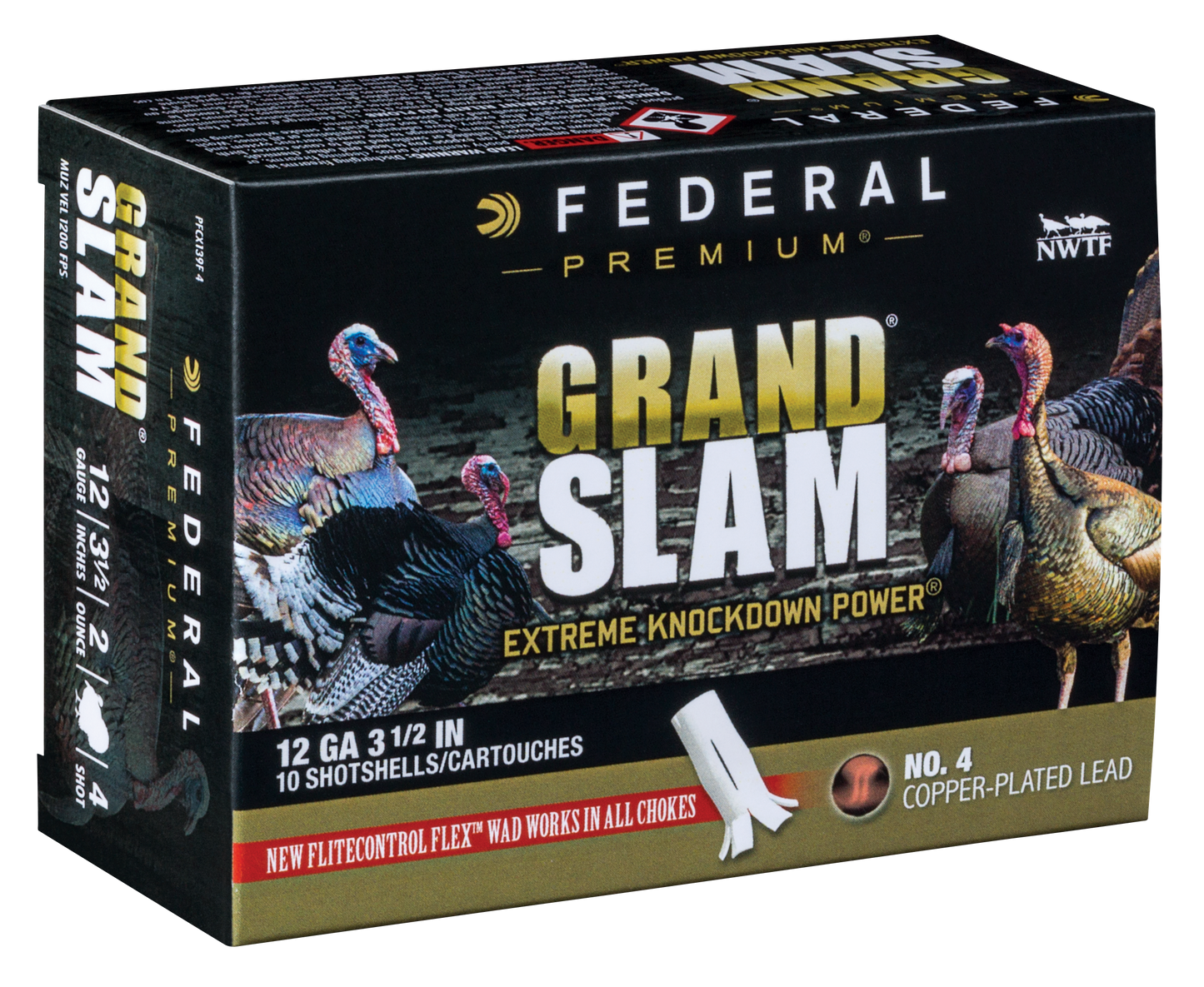 Federal Grand Slam, Fed Pfcx139f4 Grslam     12 3.5 2oz          10/25