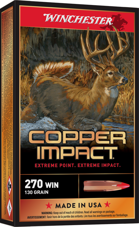 Winchester Ammo Copper Impact, Win X270clf   Copper Impact 130 Lf           20/10