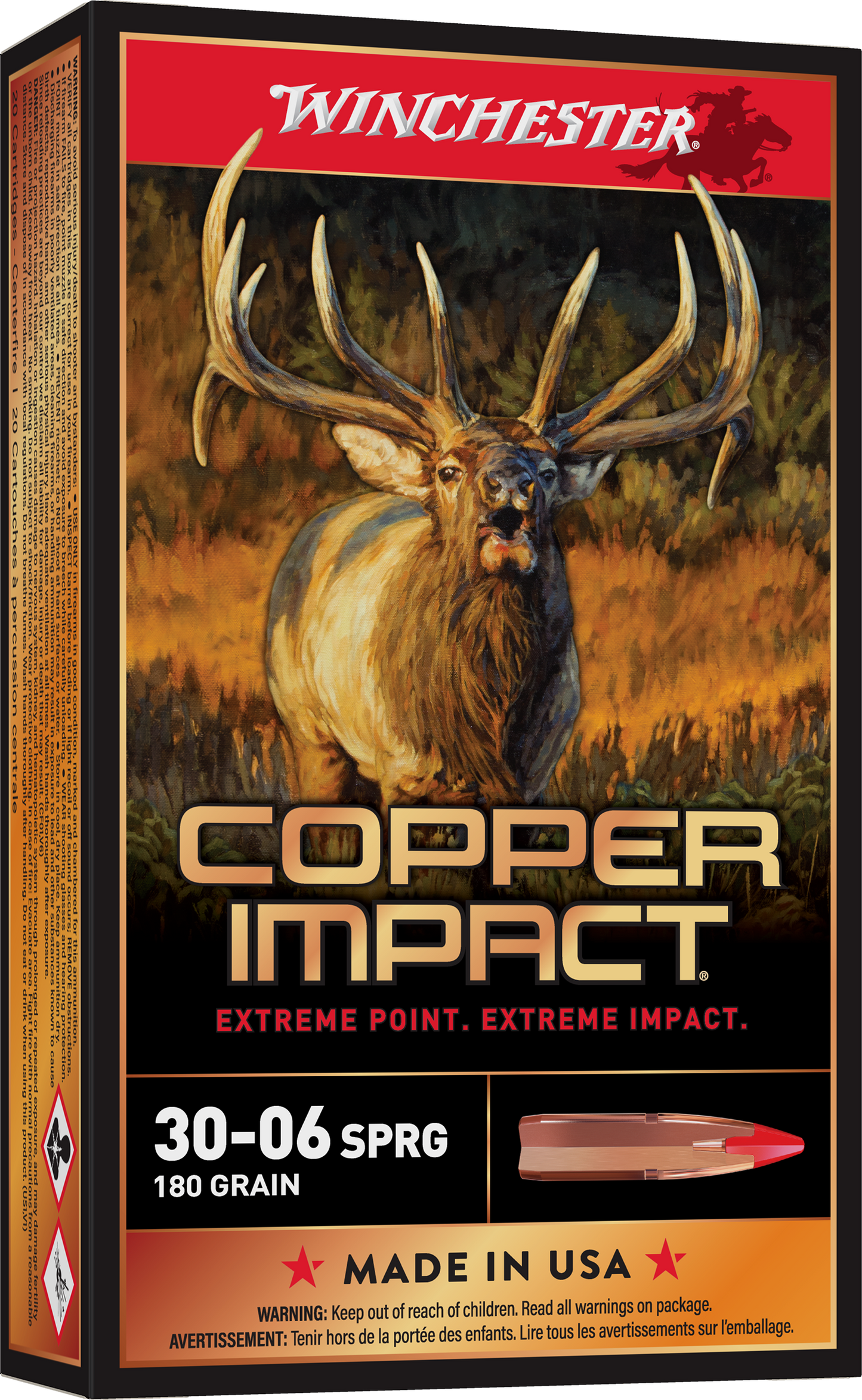 Winchester Ammo Copper Impact, Win X3006clf2 Copper Impact 180 Lf           20/10