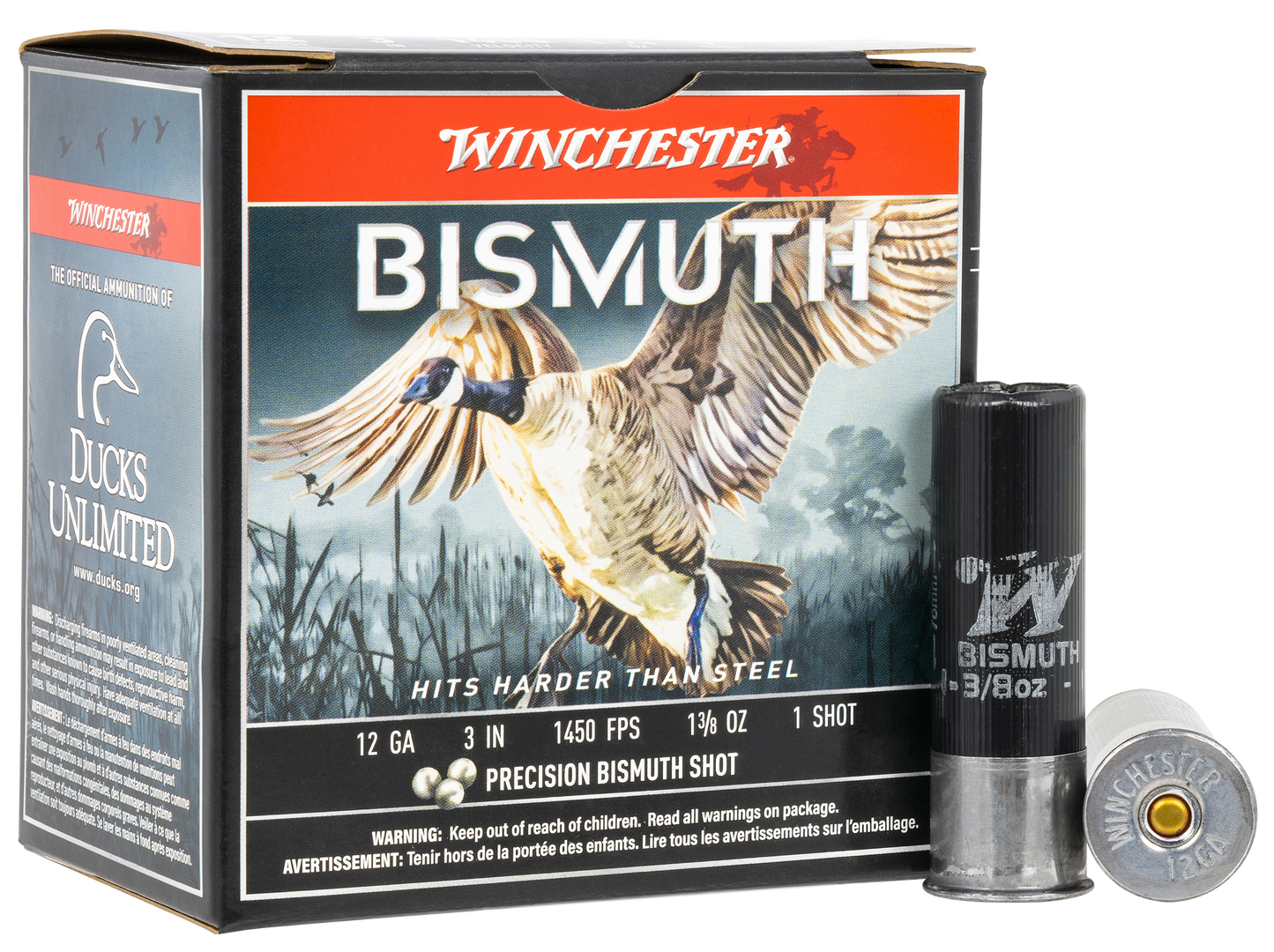 Winchester Ammo Bismuth, Win Swb1231   12ga 3 #1 Bismuth 1 3/8        25/10