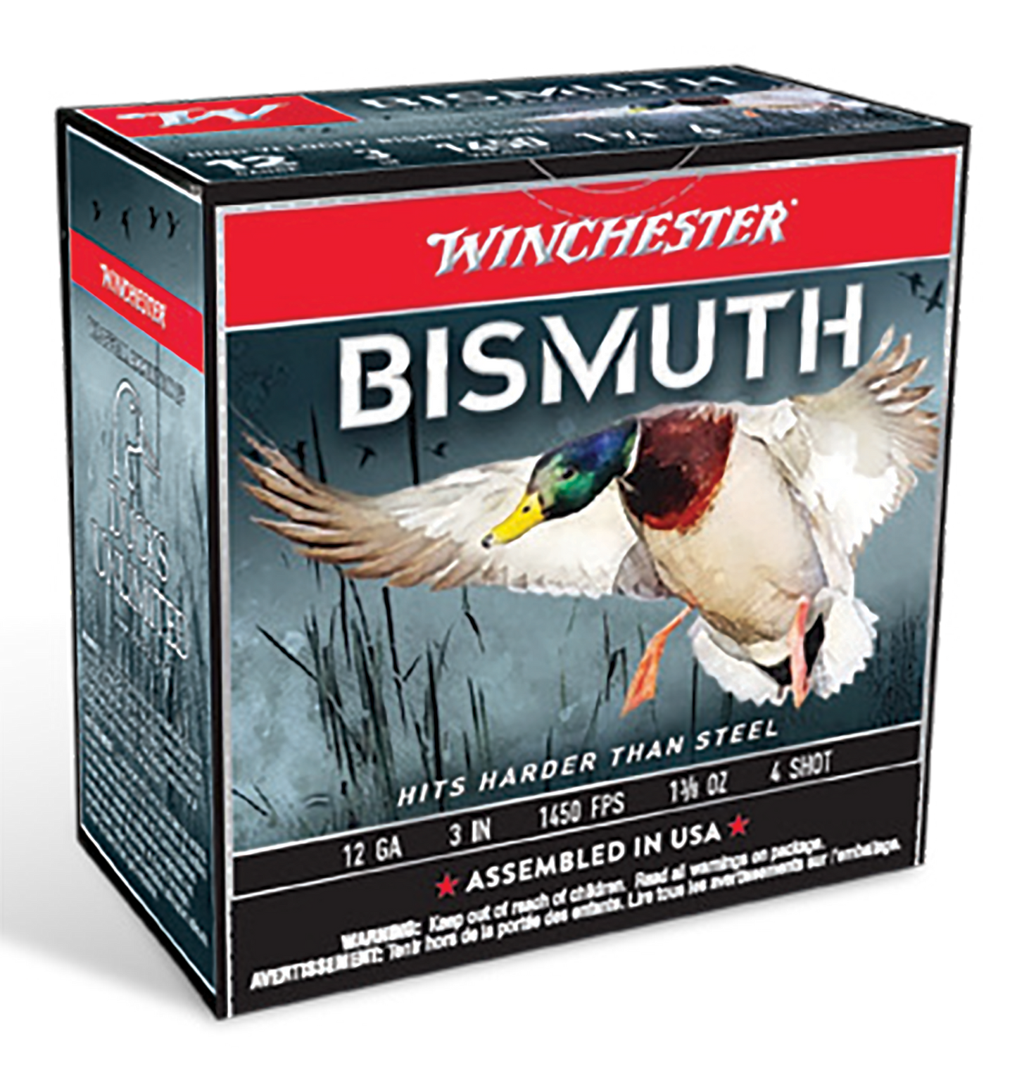 Winchester Ammo Bismuth, Win Swb1234   12ga 3 #4 Bismuth 1 3/8        25/10