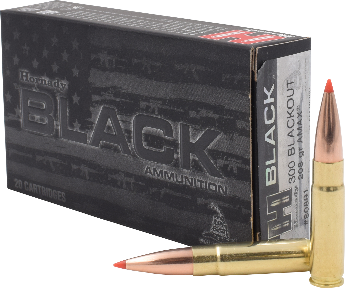 Hornady Black, Horn 80891  Black     300bo   208 Amax       20/10