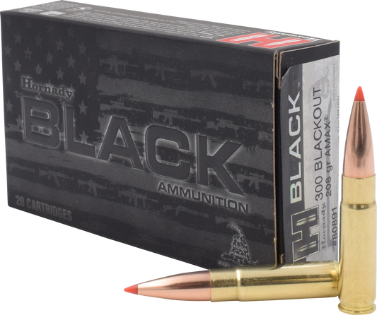 Hornady Black, Horn 80891  Black     300bo   208 Amax       20/10