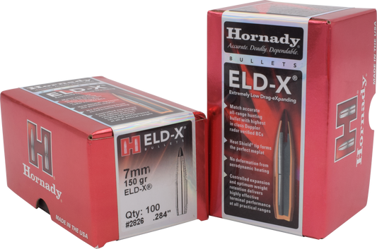 Hornady Eld-x, Horn 2826   Bull .284 150 Eld-x             100/15