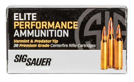 Sig Sauer Elite Hunting, Sig E223v1-20    223       40 Vrmnt          20/10