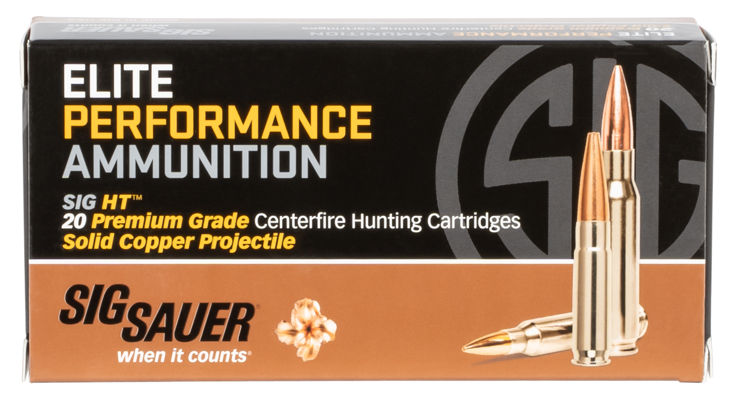 Sig Sauer Elite Copper Hunting, Sig E308h1-20    308      150 Elite Hnt      20/10