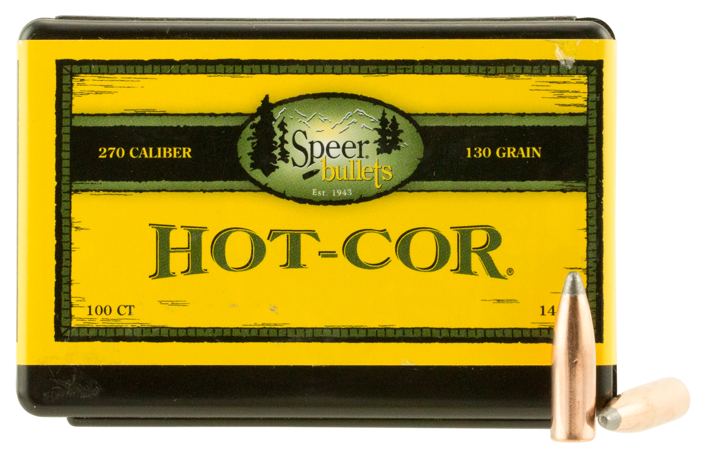 Speer Ammo Hot-cor, Speer 1459      Bull .277 130 Sptzr            100