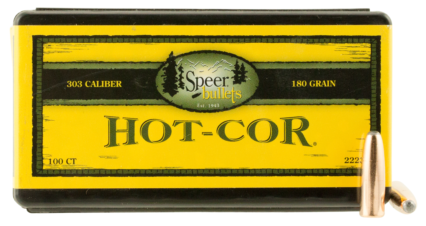 Speer Ammo Hot-cor, Speer 2223      Bull .311 180 Rn               100