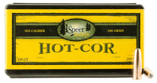 Speer Ammo Hot-cor, Speer 2223      Bull .311 180 Rn               100