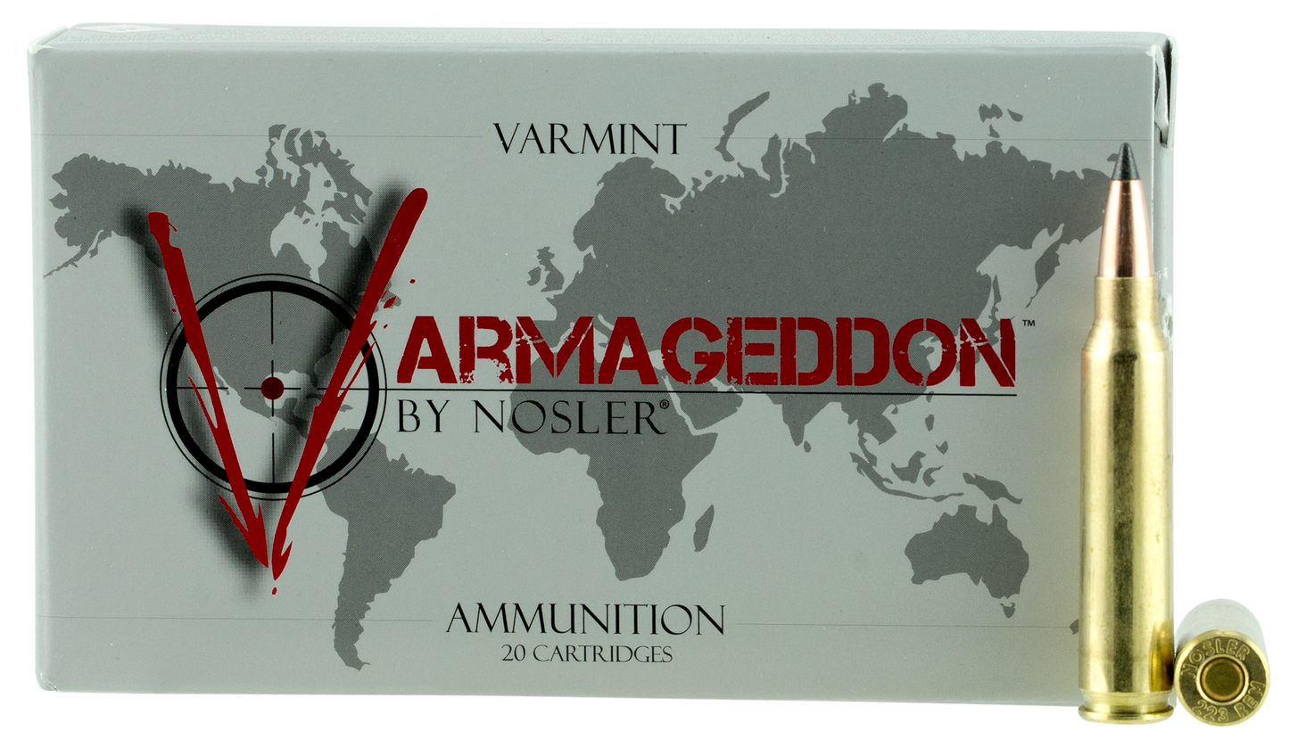 Nosler Varmageddon, Nos 65139        223      53 Varm            20/20