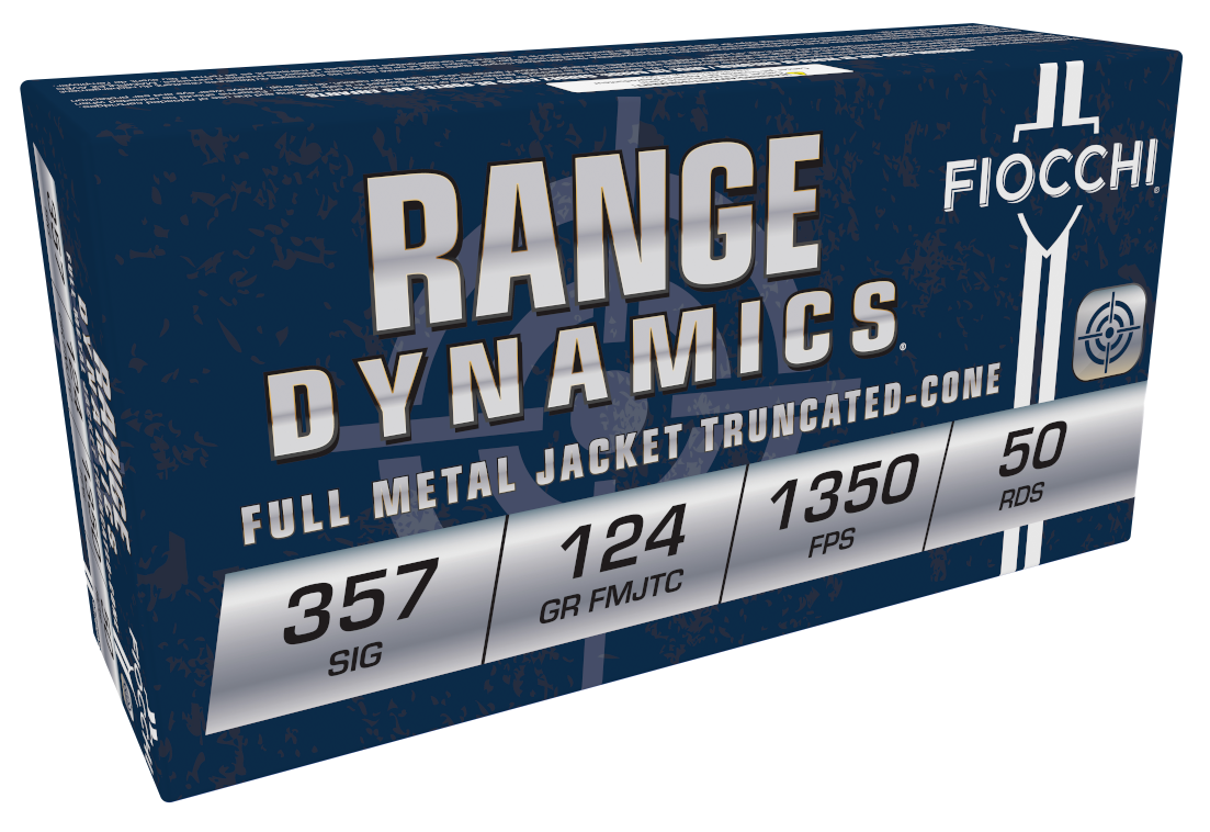 Fiocchi Range Dynamics, Fio 357sigap  357s       124 Fmj             50/20
