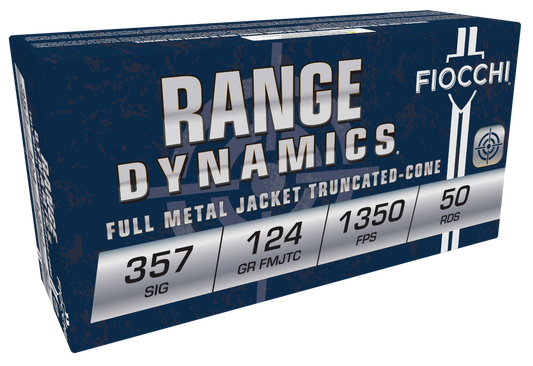 Fiocchi Range Dynamics, Fio 357sigap  357s       124 Fmj             50/20