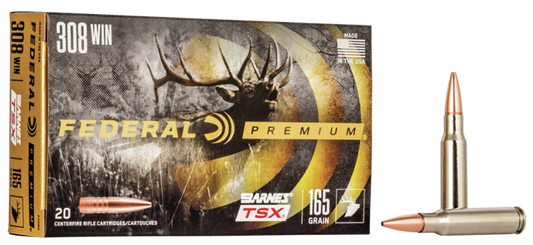 Federal Premium, Fed P308h          308     165 Btsx          20/10