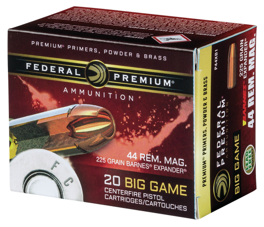 Federal Premium, Fed P44xb1       44mg      225 Brxvt         20/10