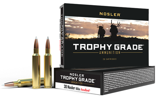 Nosler Trophy Grade, Nos 60117 Trophy 30 Nos   180 Accubond       20/10