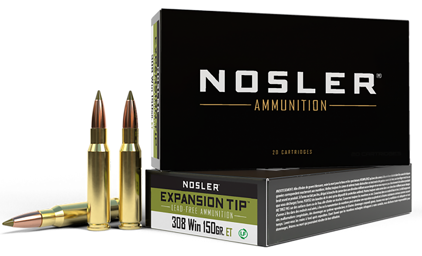 Nosler E-tip, Nos 40034 E-tip  308win   150 E-tip          20/10