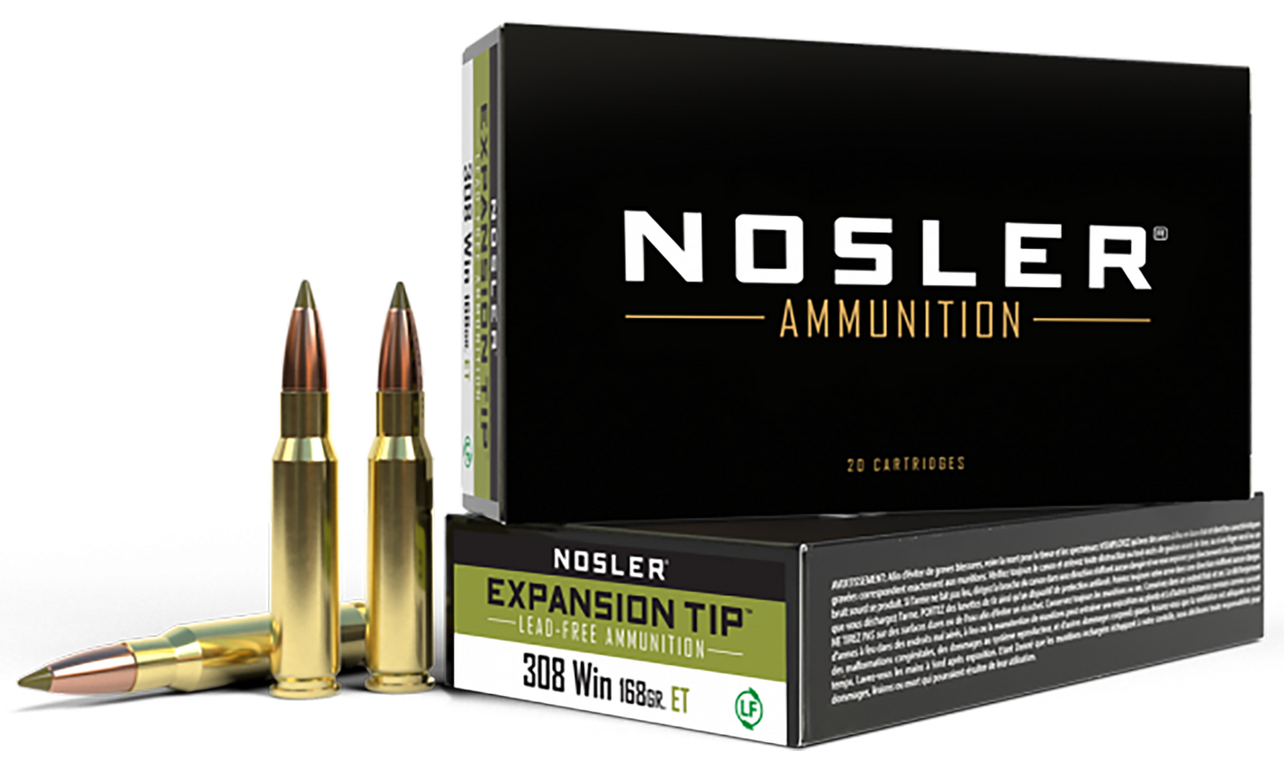 Nosler E-tip, Nos 40035 E-tip  308win   168 E-tip          20/10