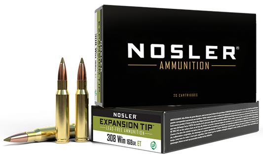 Nosler E-tip, Nos 40035 E-tip  308win   168 E-tip          20/10