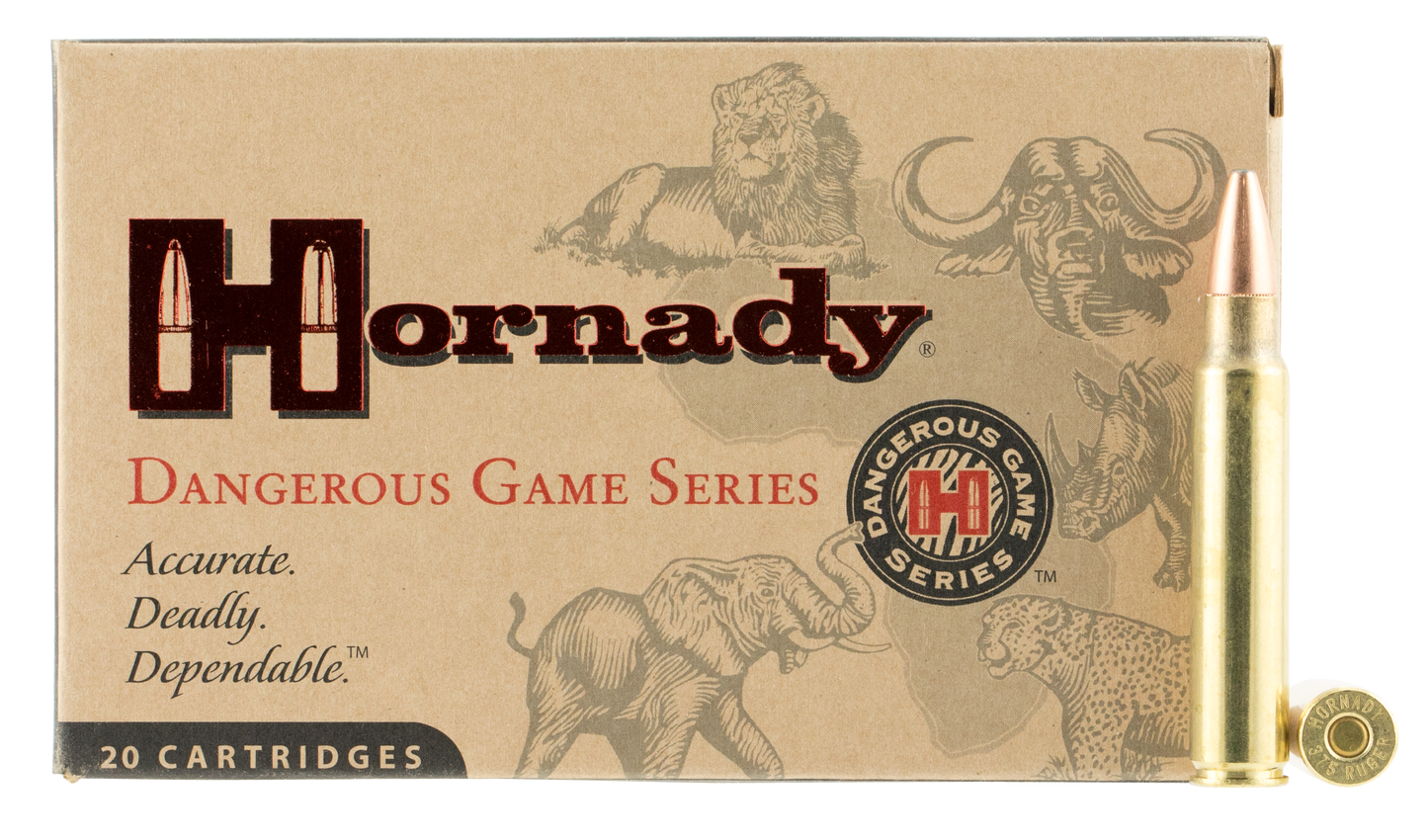 Hornady Dangerous Game, Horn 82322  375 H&h 300 Dgs                  20/06