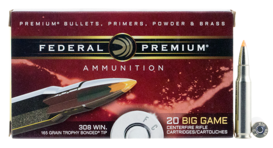 Federal Premium, Fed P308tt2        308     165 Tb            20/10