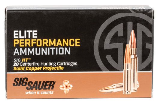 Sig Sauer Elite Copper Hunting, Sig E3wmh1-20    300mg    165 Elite Hnt      20/10