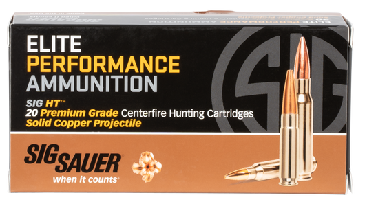 Sig Sauer Elite Copper Hunting, Sig E65ch1-20    6.5cr    120 Elite Hnt      20/10