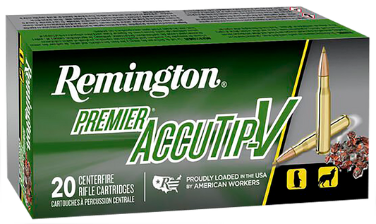 Remington Ammunition Premier, Rem 29194 Pra243wb  243     75 Accutip       20/10