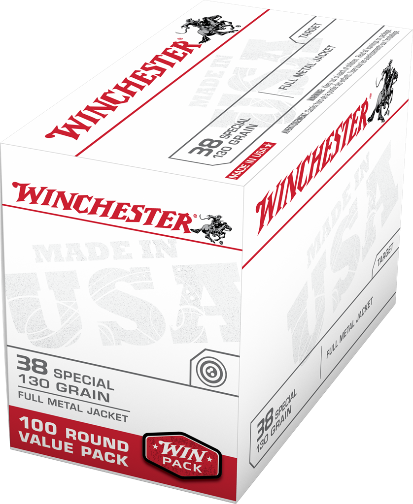 Winchester Ammo Usa, Win Usa38spvp 38sp       130 Fmj            100-05