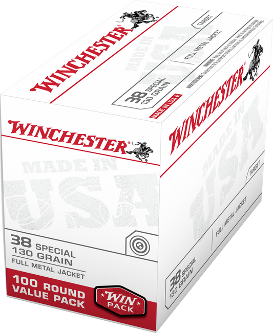 Winchester Ammo Usa, Win Usa38spvp 38sp       130 Fmj            100-05