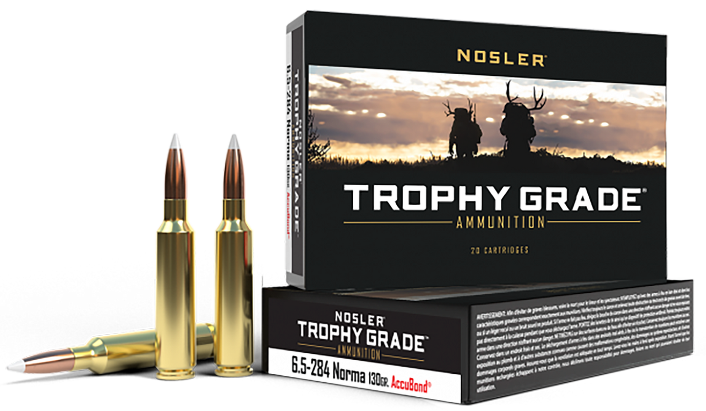 Nosler Trophy Grade, Nos 60021 Trophy 6.5x284  130 Ab             20/10