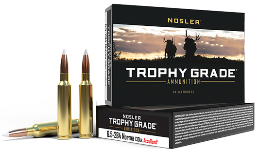 Nosler Trophy Grade, Nos 60021 Trophy 6.5x284  130 Ab             20/10