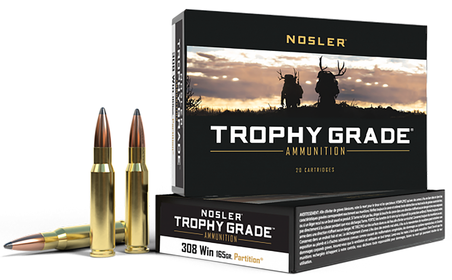 Nosler Trophy Grade, Nos 60053 Trophy 308win   165 Pt             20/10