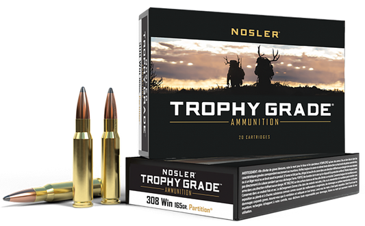 Nosler Trophy Grade, Nos 60053 Trophy 308win   165 Pt             20/10