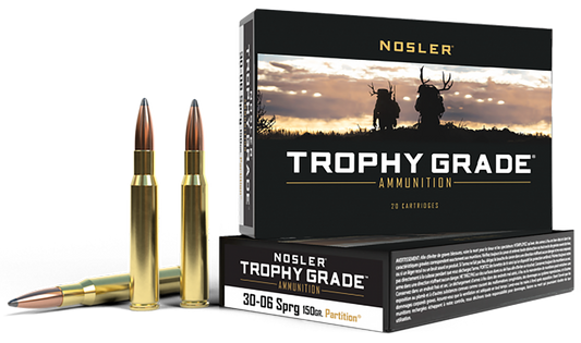 Nosler Trophy Grade, Nos 60055 Trophy 3006     150 Pt             20/10