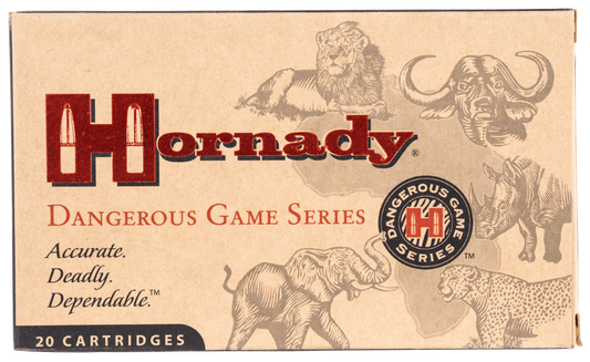 Hornady Dangerous Game, Horn 82303  9.3x62  286 Sp/rp                20/06