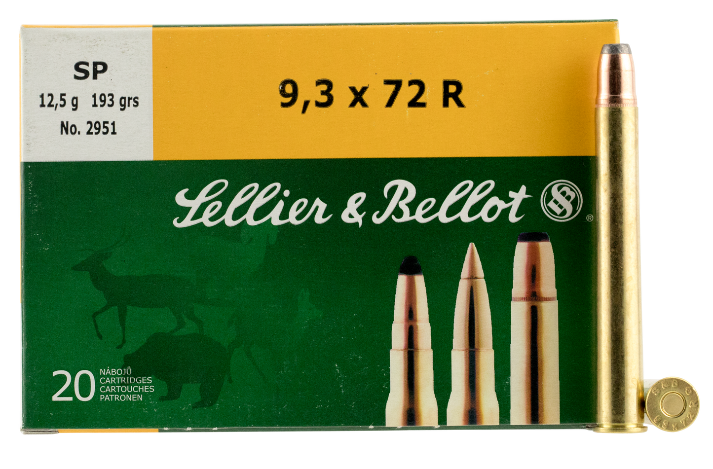 Sellier & Bellot Rifle, S&b Sb9372ra       9.3x72r 193 Sp            20/20