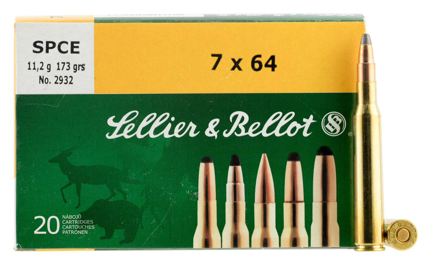 Sellier & Bellot Rifle, S&b Sb764b         7x64    173 Spce          20/20