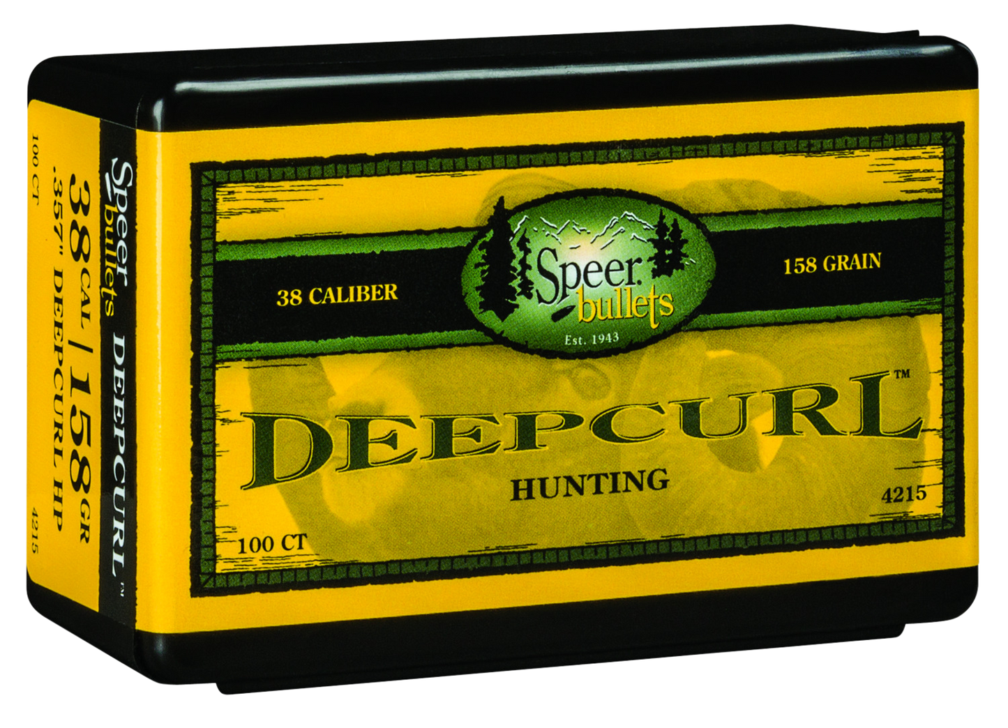 Speer Ammo Deepcurl, Speer 4215      Bull .357 158 Dchp             100