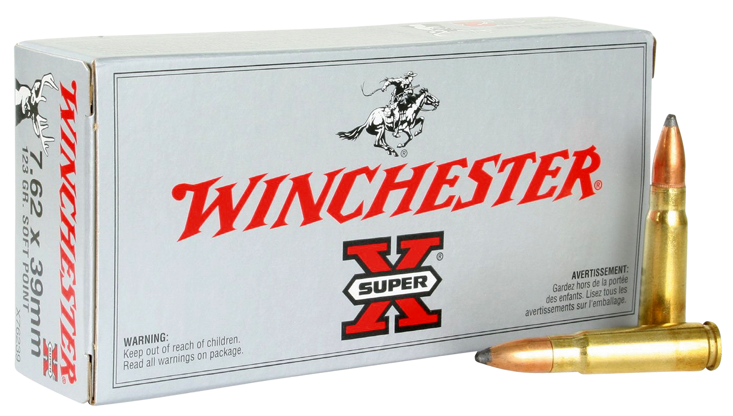 Winchester Ammo Super X, Win X76239        7.62x39 123psp             20/10