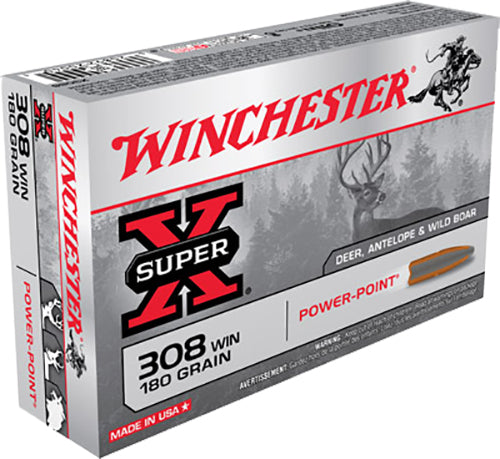 Winchester Ammo Super X, Win X3086         308    180pp               20/10