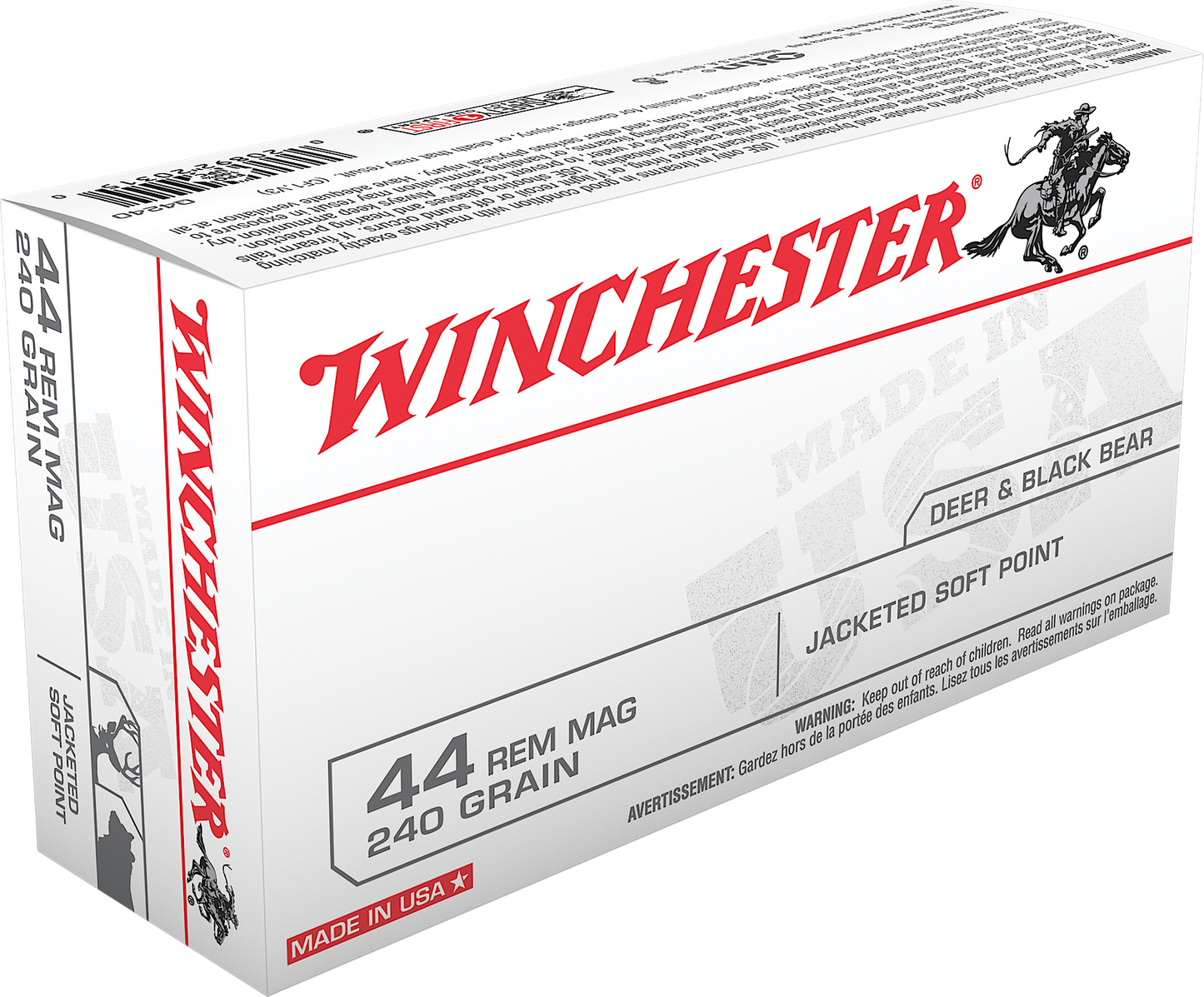 Winchester Ammo Usa, Win Q4240     44mg       240 Jsp             50/10