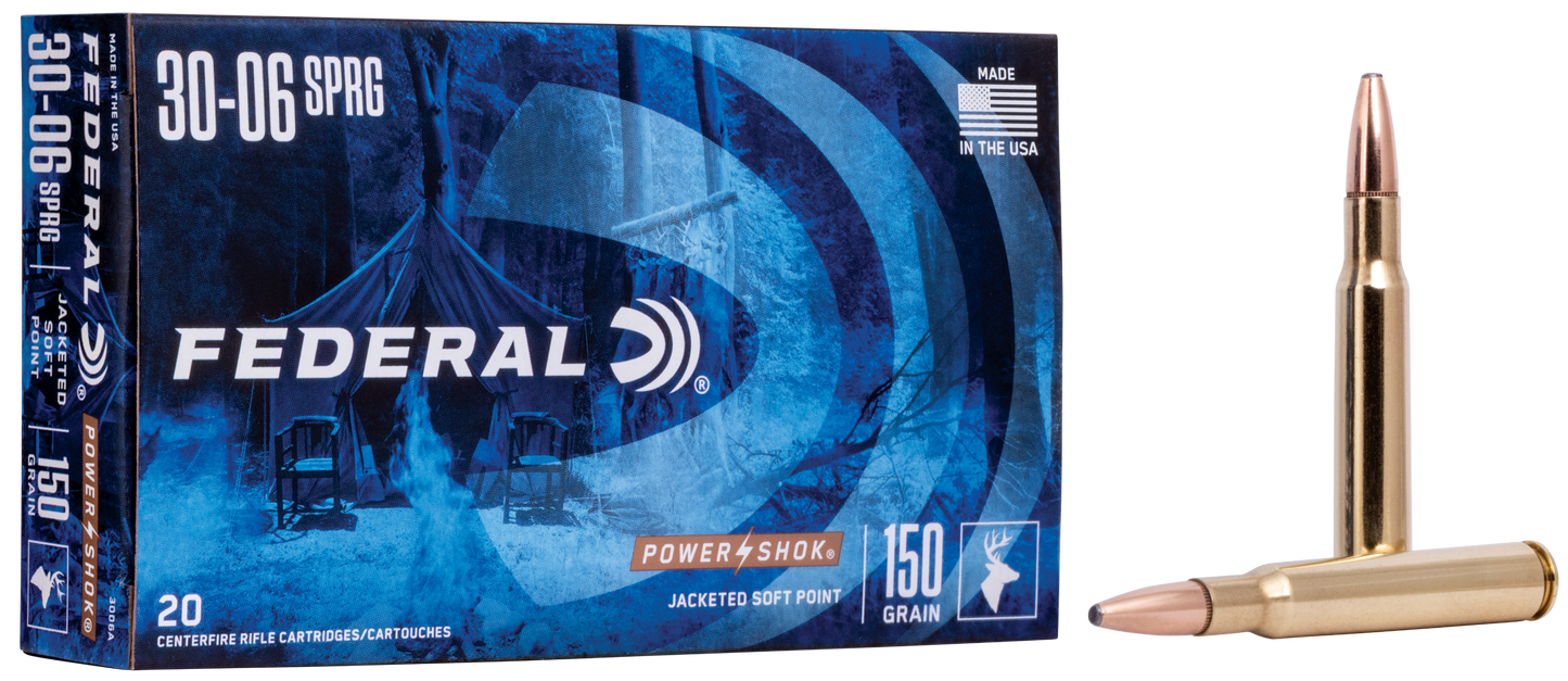 Federal Power-shok, Fed 3006a          3006    150 Sp            20/10