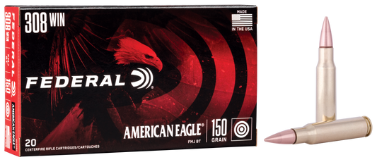 Federal American Eagle, Fed Ae308d         308 Win 150 Mcbt          20-25