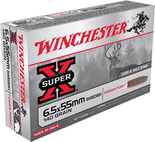 Winchester Ammo Super X, Win X6555         6.5x55sw 140sp             20/10