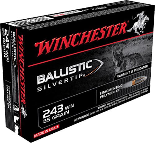 Winchester Ammo Ballistic Silvertip, Win Sbst243       243     55blst             20/10