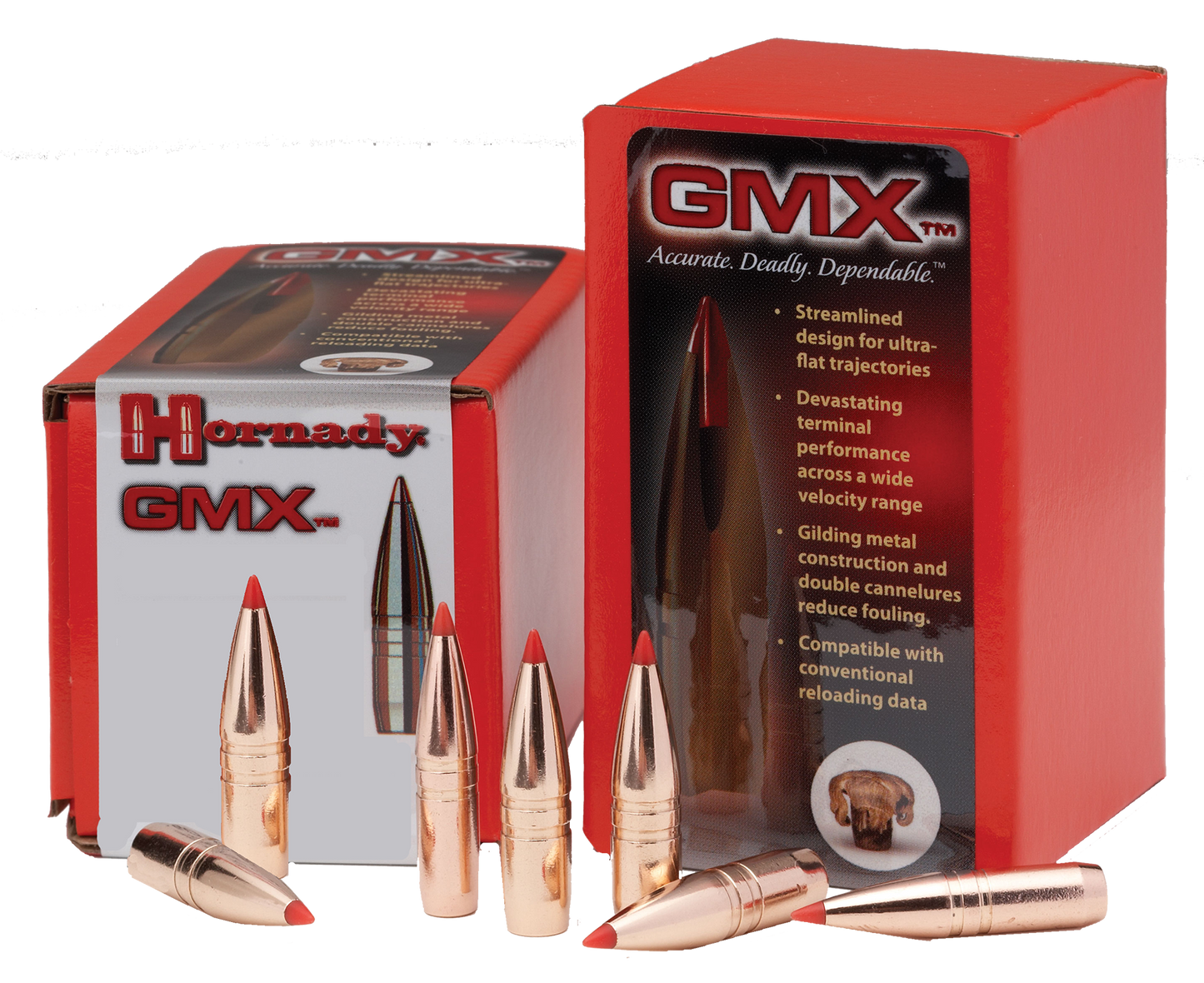 Hornady Gmx, Horn 22273  Bull .224  55 Gmx                50/40